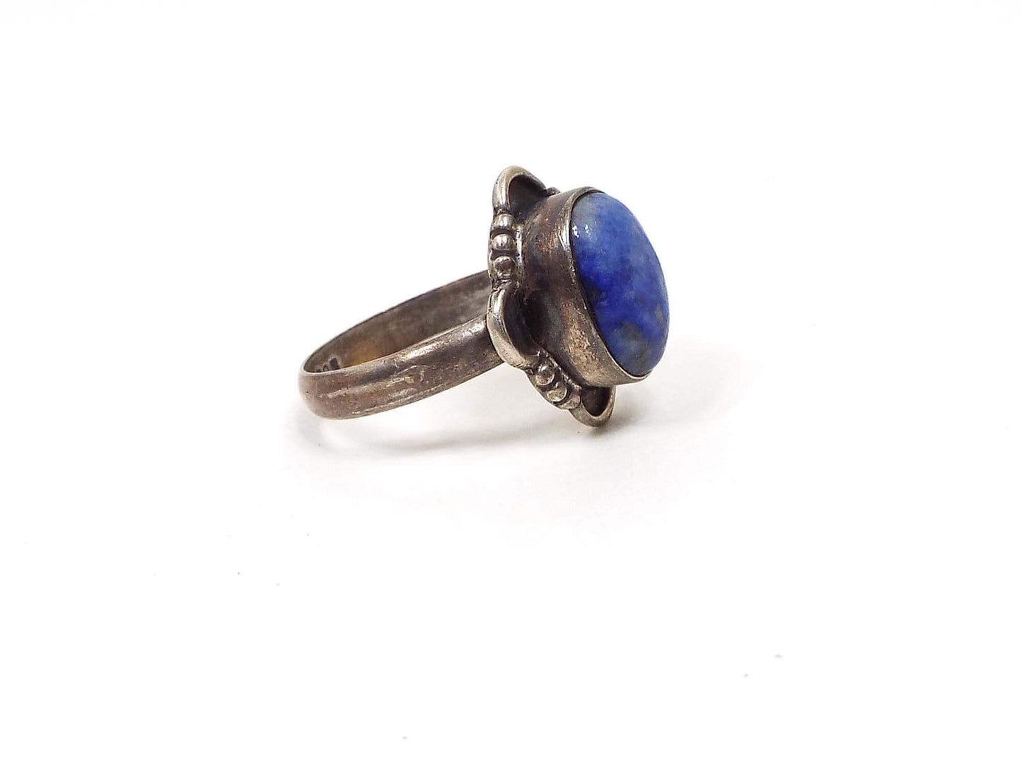 Sterling Silver Vintage Sodalite Ring
