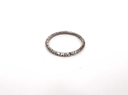Minimalist Thin Vintage Stacking Band Ring