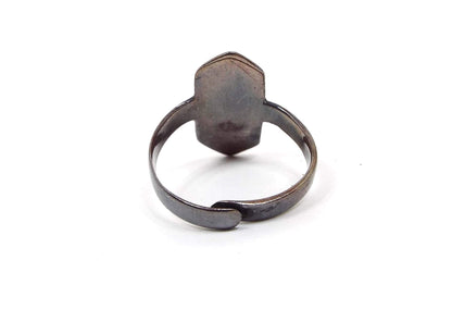 Initial C Vintage Adjustable Signet Ring