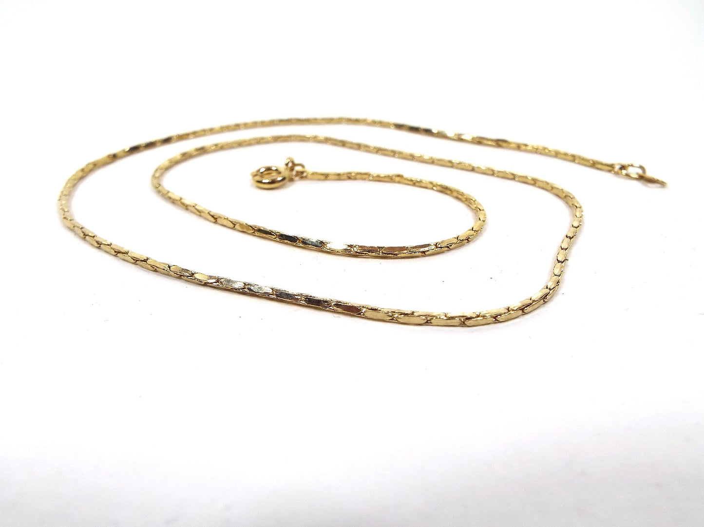 18 Inch Vintage Fancy Link Chain Necklace